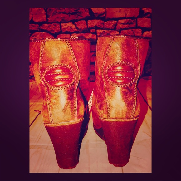 ASH Brown Leather Zenith Boots - Picture 4 of 8